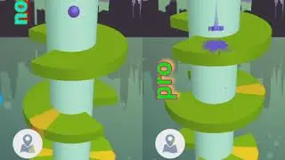 Helix jump noob vs pro