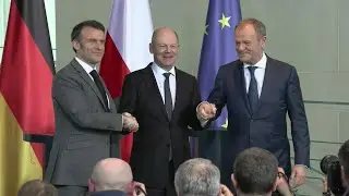Macron and Scholz meet to ease tensions over support for Ukraine | AFP