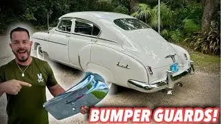 How to Install Wrap Around Bumper Guards on a 1950 Chevy Fleetline