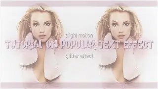 TUTORIAL ON GLITTER TEXT|AM