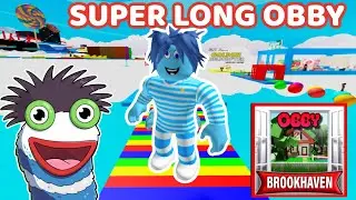 Fizzy играет в Roblox дольше всех в Brookhaven Obby