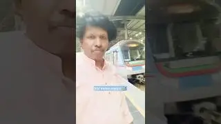 Esi metro station selfi 🤳 with 🚆#trainvideo #metro #esi#station