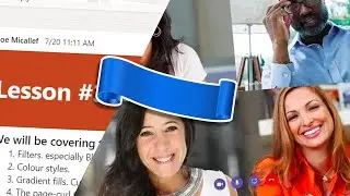 Create banners as announcements in the Teams channel.