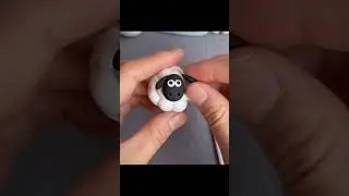 Shaun the sheep clay art #diy #shaun clay #clayart #shots #craft