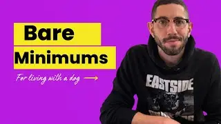 The Bare Minimums for Owning a Dog (Yes, I Said It)