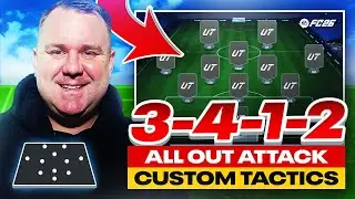FC26 - ALL OUT ATTACK 3412 CUSTOM TACTICS AND PLAYER ROLES!!