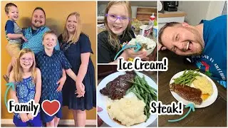 Best Fathers Day Ever | I Cooked a Steak! | Daily Vlog
