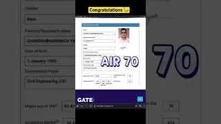 🎊 Congratulations for your better future! #gate2022 #gateresult