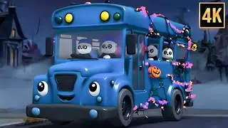 Wheels on the Bus - Spooky Ride & Best Halloween Songs for Kids
