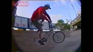 Dan Price Mid School BMX Street, Southbank, London back in 1993