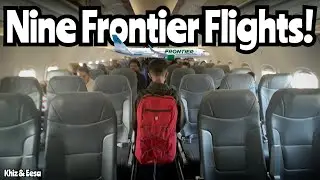 Frontier Airline A-320 Chicago Midway (MDW) to Philadelphia (PHL) - #7 of our 9 Flights in 6 Months