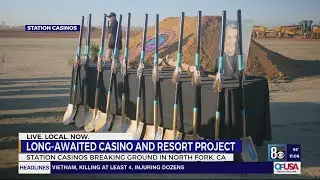 Groundbreaking ceremony held for California casino, resort set to be managed by Las Vegas-based comp