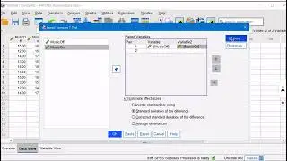 Dependent/Repeated Measures T-Test
