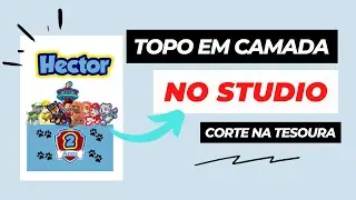 AULA 3- TOPO DE BOLO PATRULHA CANINA EM CAMADA NO STUDIO / CORTE NA TESOURA