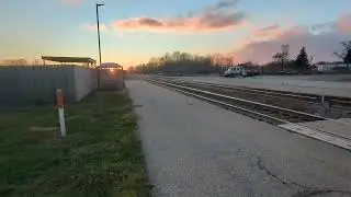 2 Amtrak trains 
