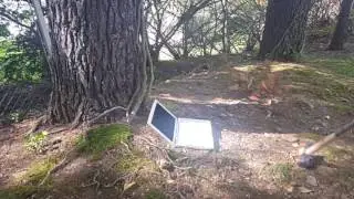 Breaking Mac Book with Sledge Hammer
