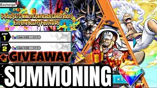 One Piece Bounty Rush summoning on the 13 Extremes Banner 