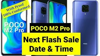 Poco M2 Pro Next Sale | Poco m2 Pro Next Sale Date & Time | How to Book Poco M2 Pro on Flipkart 2020