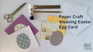 Weaving Projects: Paper Craft Weaving Easter Egg Card