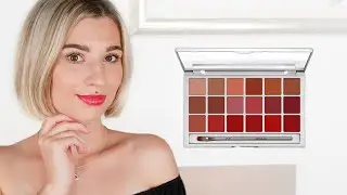 Kryolan Lip Rouge Sheer Palette 18 Colors Review And Demonstration | With Close-ups