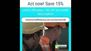 Visit maximumefficiency.com.au/servicem8