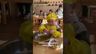 Chinese Kindergarten Cooking Class! 😱🔥