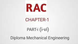 Refrigeration | Air conditioning| rac notes | diploma  notes |cop |easy definitions of refrigeration