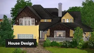 Yellow Suburban House &bull; The Sims 3 House Design [Plymouth Isle]