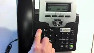 Vertical 2 Line Phone - Attended Call Transfer