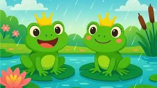The Frog Prince and Princess | Nursery Rhymes | Kids Songs | Baby Dance | Children music