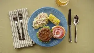 Sweet & Smoky Black Bean Burgers: BUSH'S&reg; DINspiration #3
