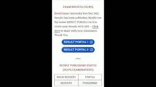 😍💓🔥 happy news how to watch anna university result without stucor app #annauniversity #result