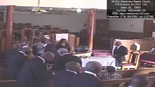 MT. Zion Missionary Baptist Church, Pastor Paul H. Bush