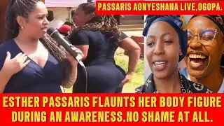 ESTHER PASSARIS SHOWS HER NAKEDNESS DURING AN AWARENESS AGANST MEN R@PING WOMEN.