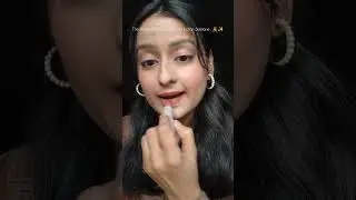 Perfect brown lipstick for Indian Skintone 🧸✨| Brown skin #brownlipstick #maybellinelipstick #makeup