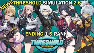 NEW Threshold Simulation | Yixuan, Jane, S11, Yanagi & Yidhari | Ending 1| Zenless Zone Zero ZZZ 2.6