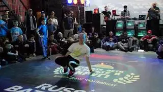 breakdance kids - bgirl Serpente vs bboy Леша - ВДВ круг | Russia Battle Pro 2018