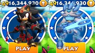 Sonic Dash - Warrior Shadow vs Chorno silver vs All Bosses - All Characters Unlocked