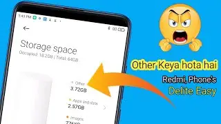 Storage full problem|in Miui phones|How to clean other & cache file|in Redmi, MI, Poco Delete Hindi