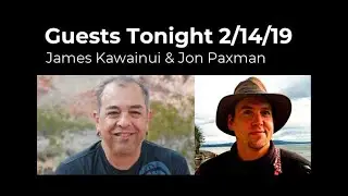Radiate Up Live Stream: Feb 14h, 2019, Guests James Kawanui & James Paxman