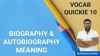 Biography & Autobiography Meaning in Hindi | Learn Vocabulary | Vocabulary Words English Learn