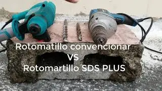 Taladro Rotomartillo  800WATT SDS PLUS  VS Convencional