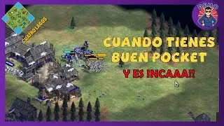 QUE DIVERTIDO ES GANARLE A CAJA DE AGUA | AOE2 | MAPA cuatro Lagos aoe2 | Age of empires 2 | DEMO
