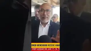 Former chief minister N.Biren amadi A.Sarda Delhi gi damak ngasi Imphal thadokhare.