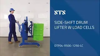 Side-Shift Drum Lifter W Load Cells (DTP04-R500-1250-LC)