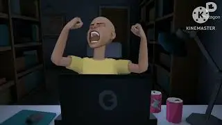 Caillou juega al The House Of The Dead 2/rompe la computadora de su padre/castigado