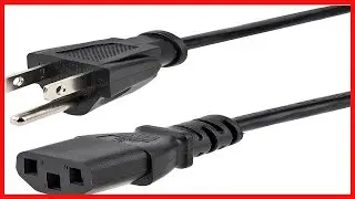 Reliable 10ft Computer Power Cord for Home and Office Use