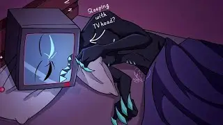 VOX TV Head Sleeping issue😳?,radiostatic?, Vox got united with Shock Wave ?Hazbin hotel S2😈dub