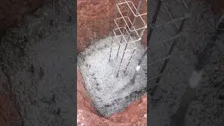 Compaction of #Concrete using Vibrator #Shorts #Construction #CivilEngineering