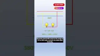 380v to 220v trick | #electrical #circuit #voltage #current #wiring